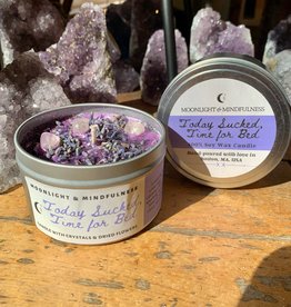 Today Sucked, Time For Bed 8oz Candle