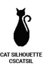 Classic Seal - Cat Silhouette