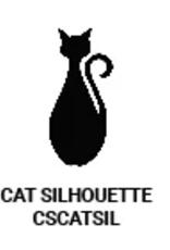 Global Solutions Classic Seal - Cat Silhouette