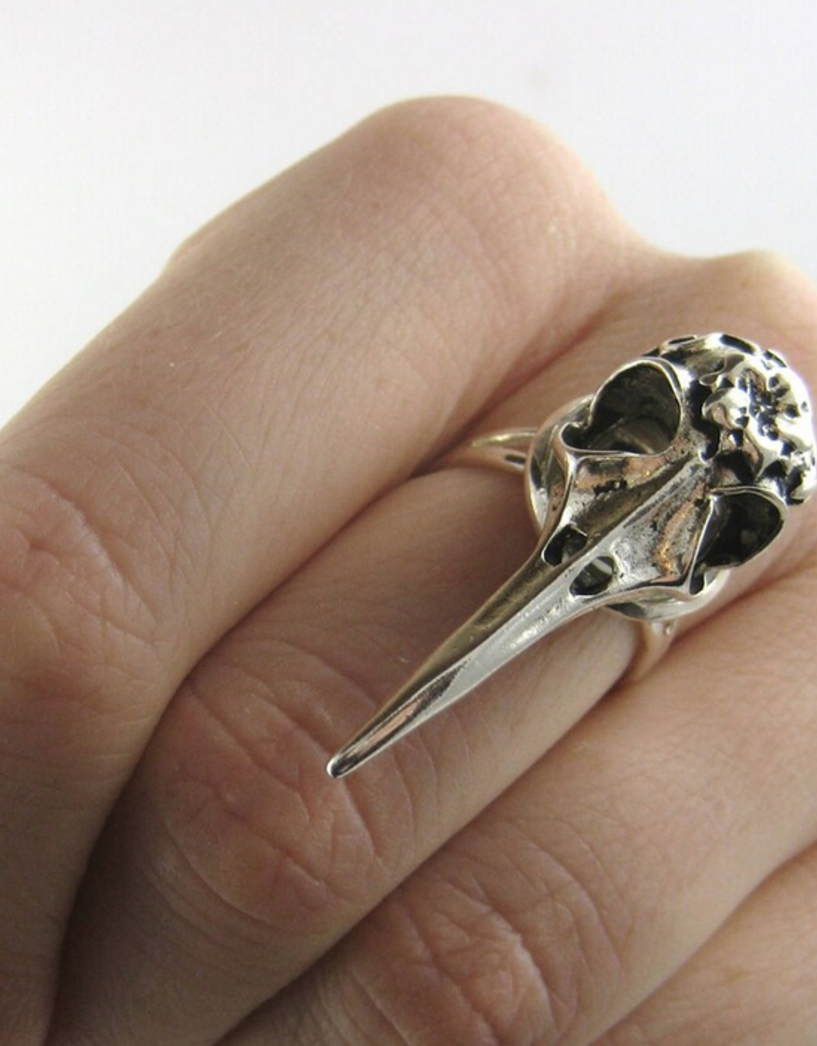 SpotLight Jewelry Silver Bird Skull Ring