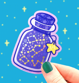 Bottle of Stars Sticker