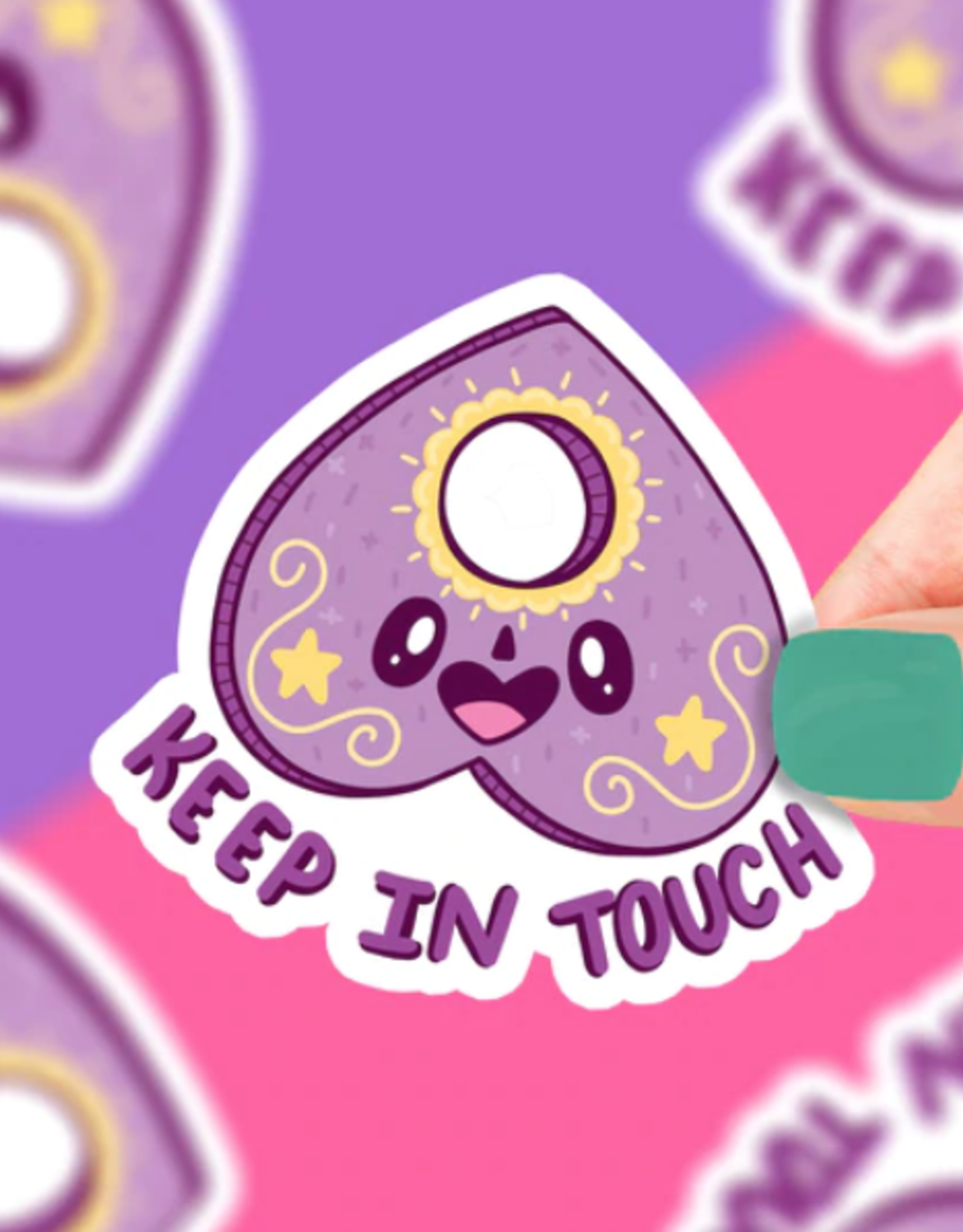 Keep In Touch Planchette Sticker