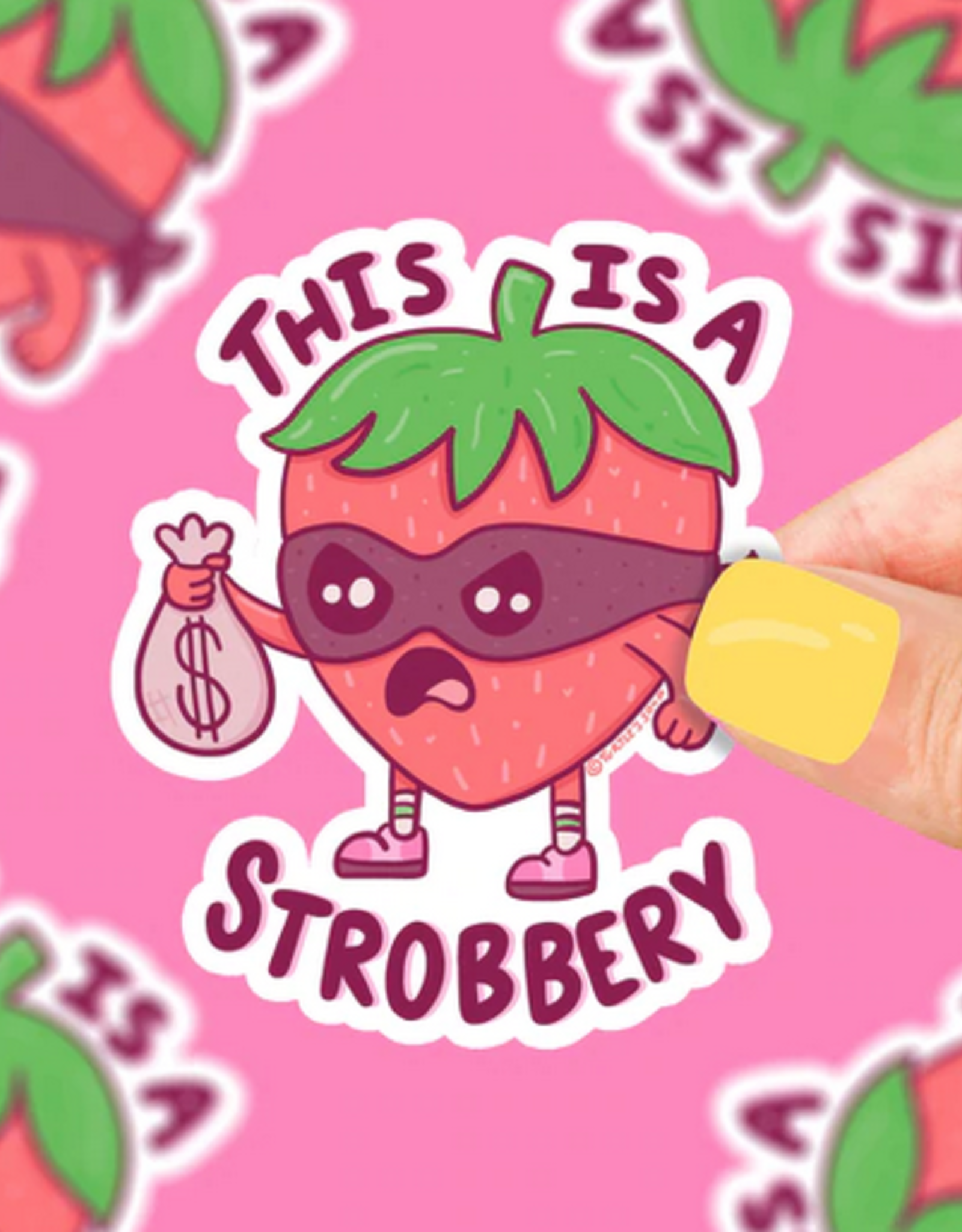 Strobbery Sticker