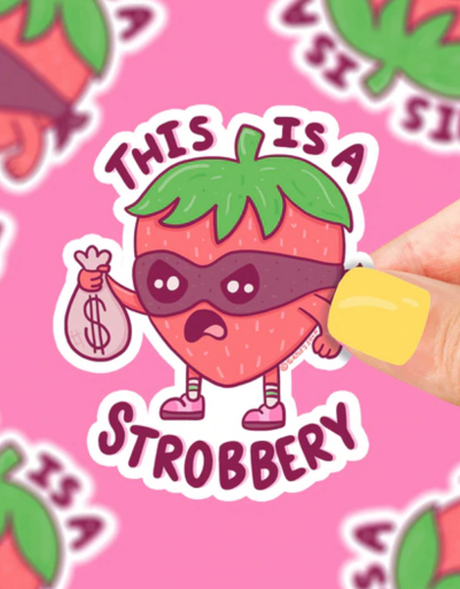 Turtle's Soup Strobbery Sticker