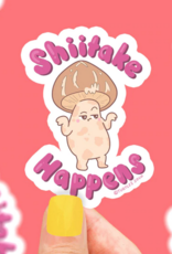 Shiitake Happens Sticker