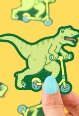 Scooter Dino Sticker