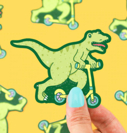 Scooter Dino Sticker