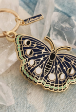 Moon Moth Keychain