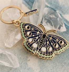 Moon Moth Keychain
