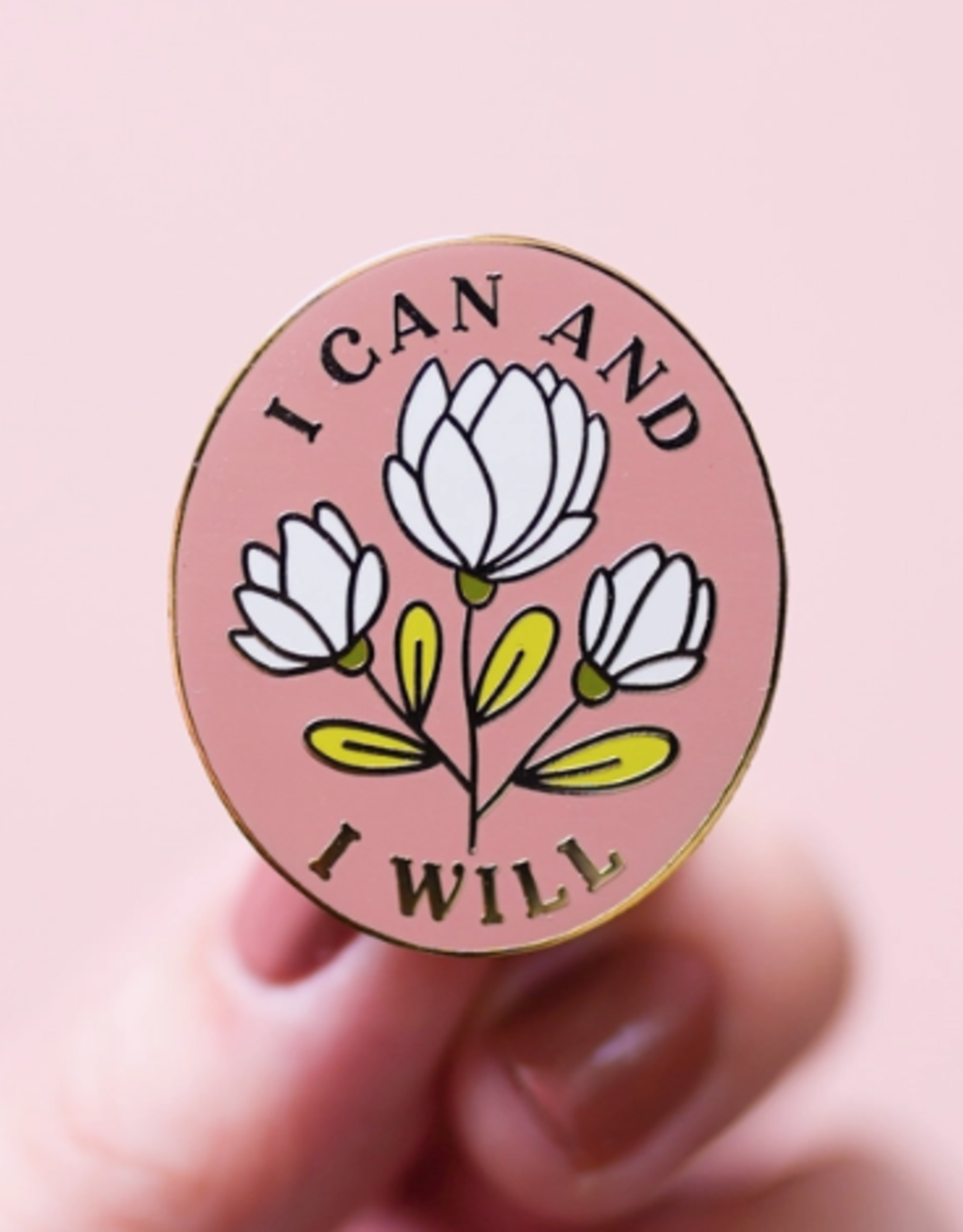 Little Woman Goods I Can & I Will Enamel Pin
