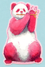 Panda Flute Sticker