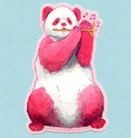 Panda Flute Sticker