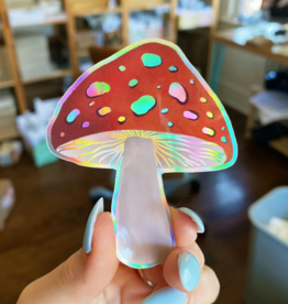 Holo Mushroom Sticker