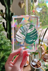 Monstera Suncatcher
