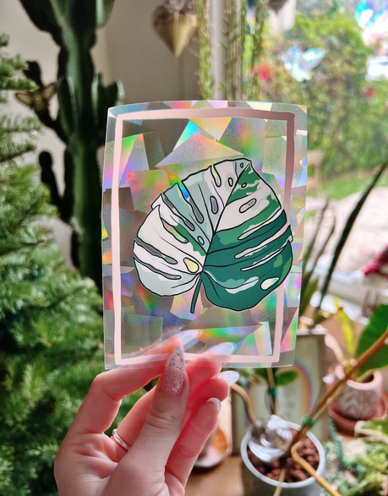Monstera Suncatcher