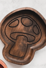 Third Eye Creation Company Wooden Mushroom Tray