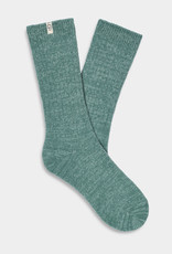 Rib Knit Slouchy Crew Sock