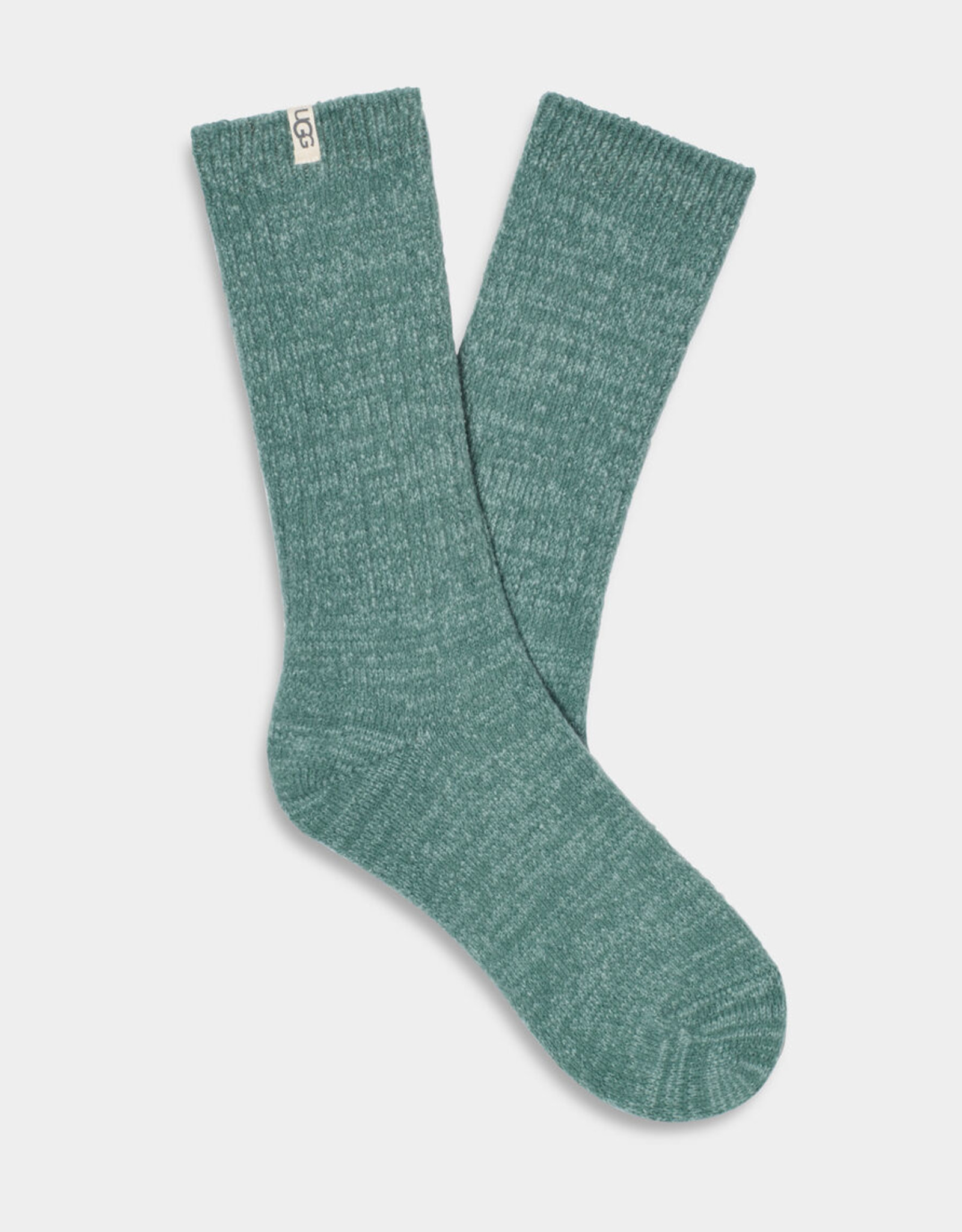 Rib Knit Slouchy Crew Sock