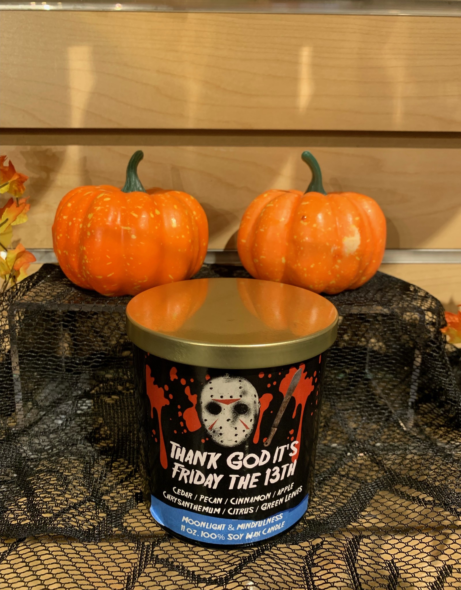 Moonlight and Mindfulness Thank God It's Friday The 13th Candle 11oz (seasonal)