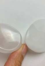 Selenite Worry Stone | 4cm | Morocco Selenite Worry Stone | 4cm | Morocco
