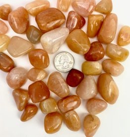 Peach Aventurine Tumbled | 15-25MM | India