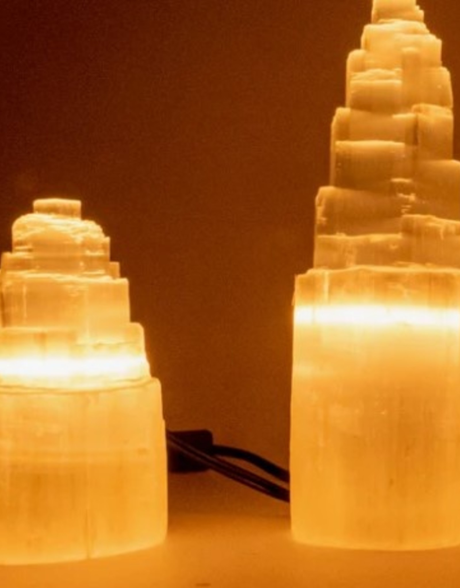 Selenite Tower | 15CM | Morocco