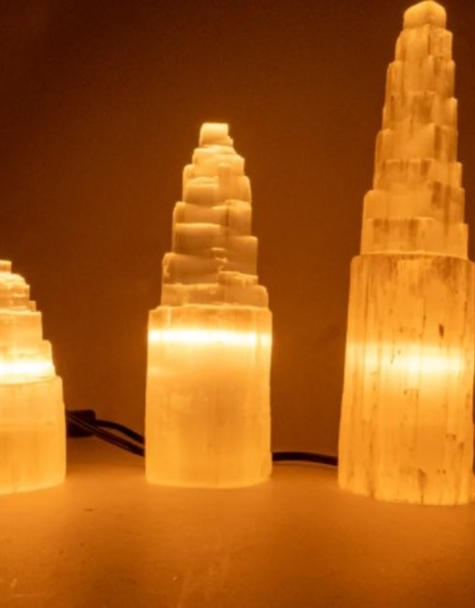 Selenite Tower | 15CM | Morocco