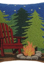 *Campfire Scene Hook Pillow