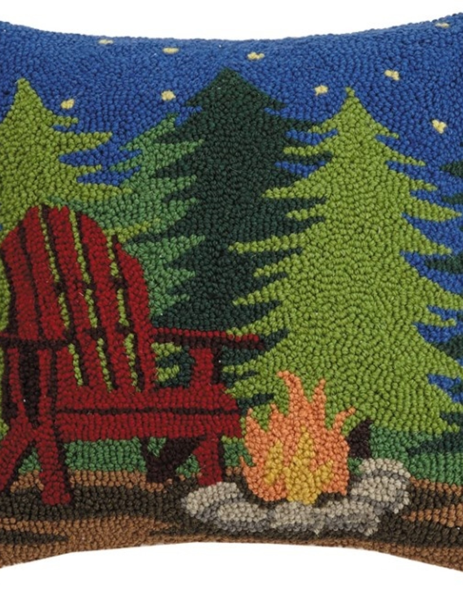 *Campfire Scene Hook Pillow