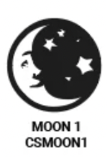 Classic Seal - Moon with Stars
