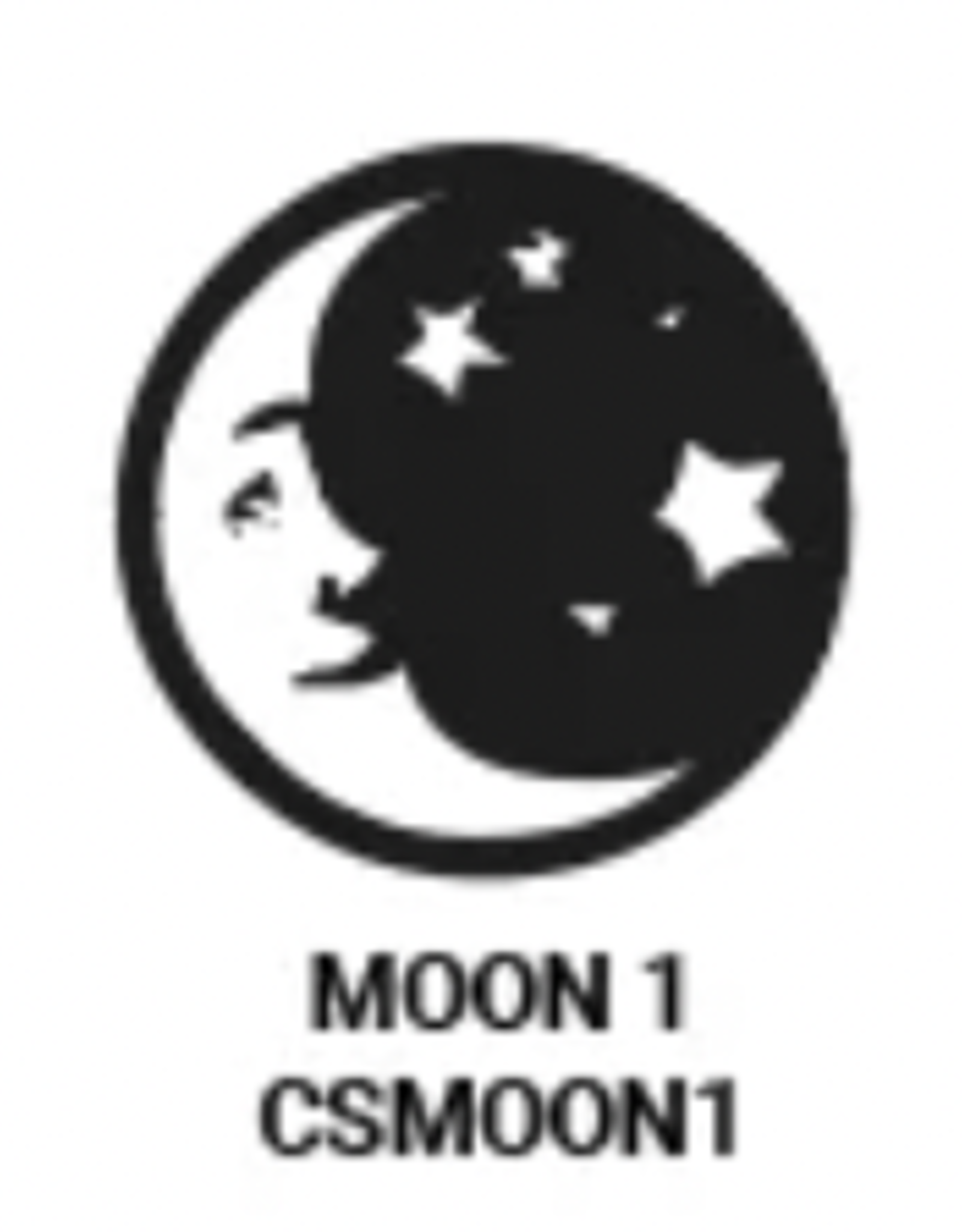 Classic Seal - Moon with Stars