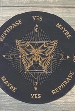 Moth Pendulum Board - Painted Black - 6"