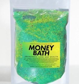 Crystal Bar Soap Money Bath - 30oz Crystal Infused Bath Salt