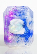 Crystal Bar Soap Moon Child - 3oz Rainbow Moonstone Crystal Infused Bar Soap