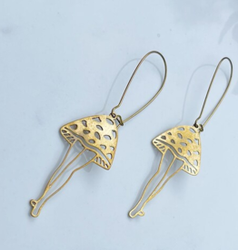 The Rose Co Mushrooms with Legs Earrings