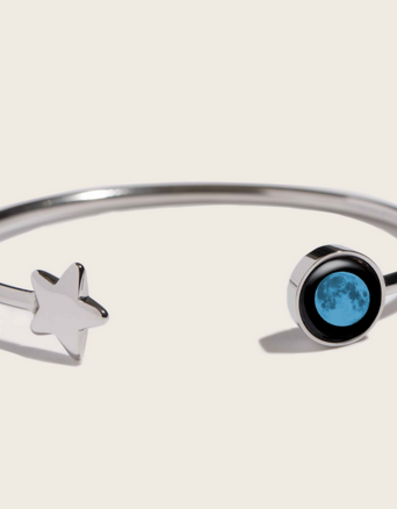 *Moonglow Crépuscule Cuff in Stainless Steel NL