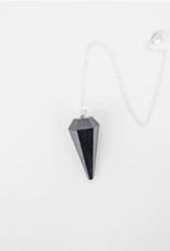 Crystal Pendulum Hematite