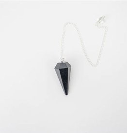 Crystal Pendulum Hematite