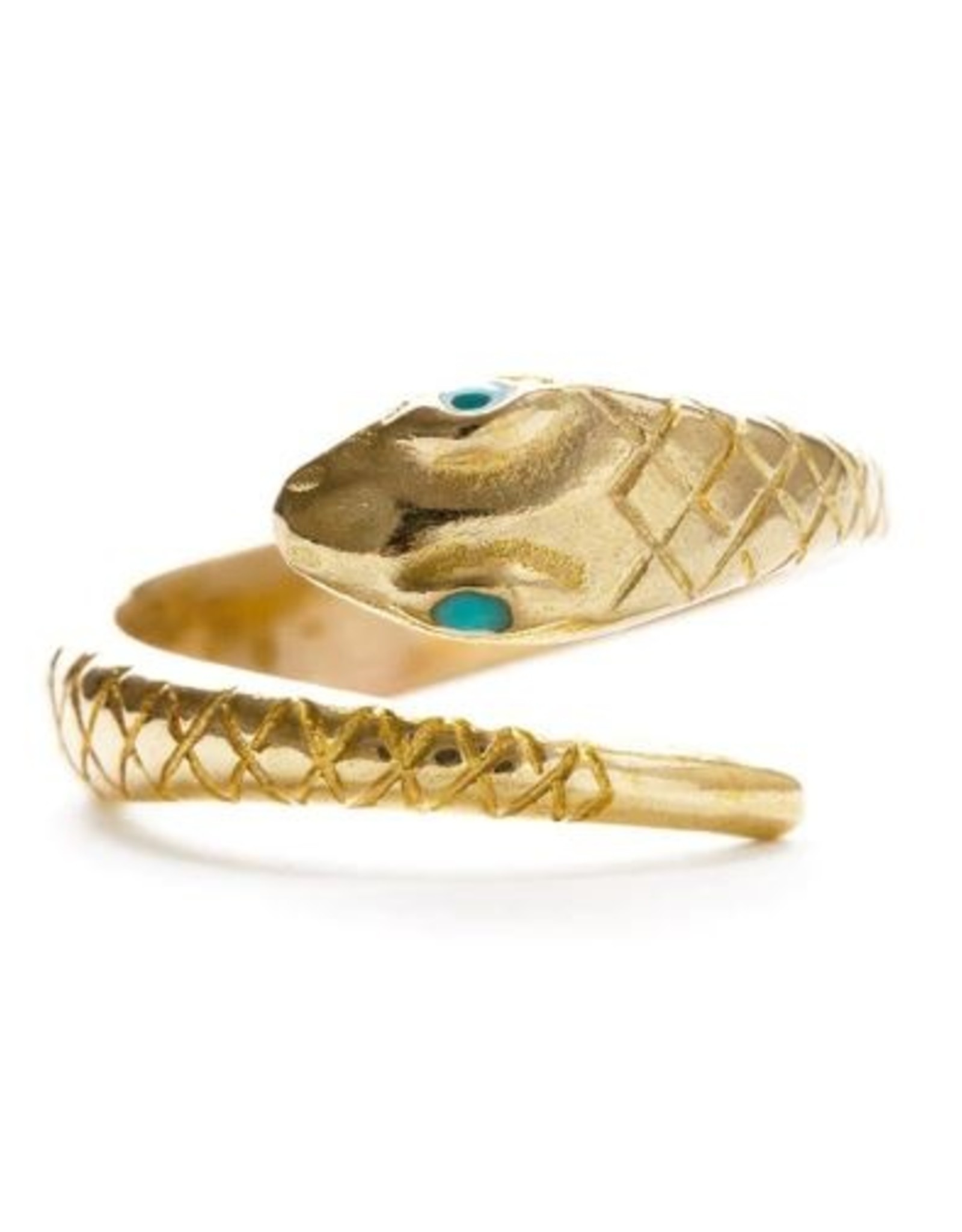 *Amano Studio *Victorian Snake Ring -Turquoise