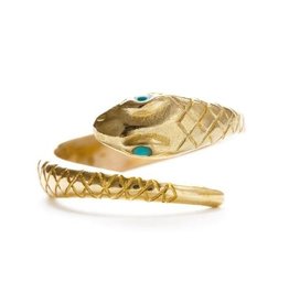 Amano Studio Victorian Snake Ring -Turquoise