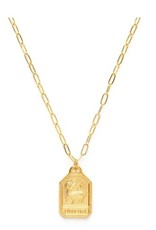 *Amano Studio *Zodiac Medallion Dog Tag Necklace - Capricorn