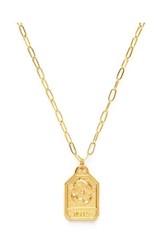 *Amano Studio *Zodiac Medallion Dog Tag Necklace - Pisces