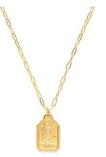 *Amano Studio *Zodiac Medallion Dog Tag Necklace - Virgo
