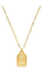 *Amano Studio *Zodiac Medallion Dog Tag Necklace - Scorpio
