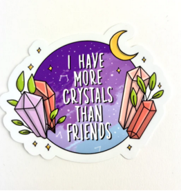 Pelham Grayson *More Crystals Than Friends Sticker