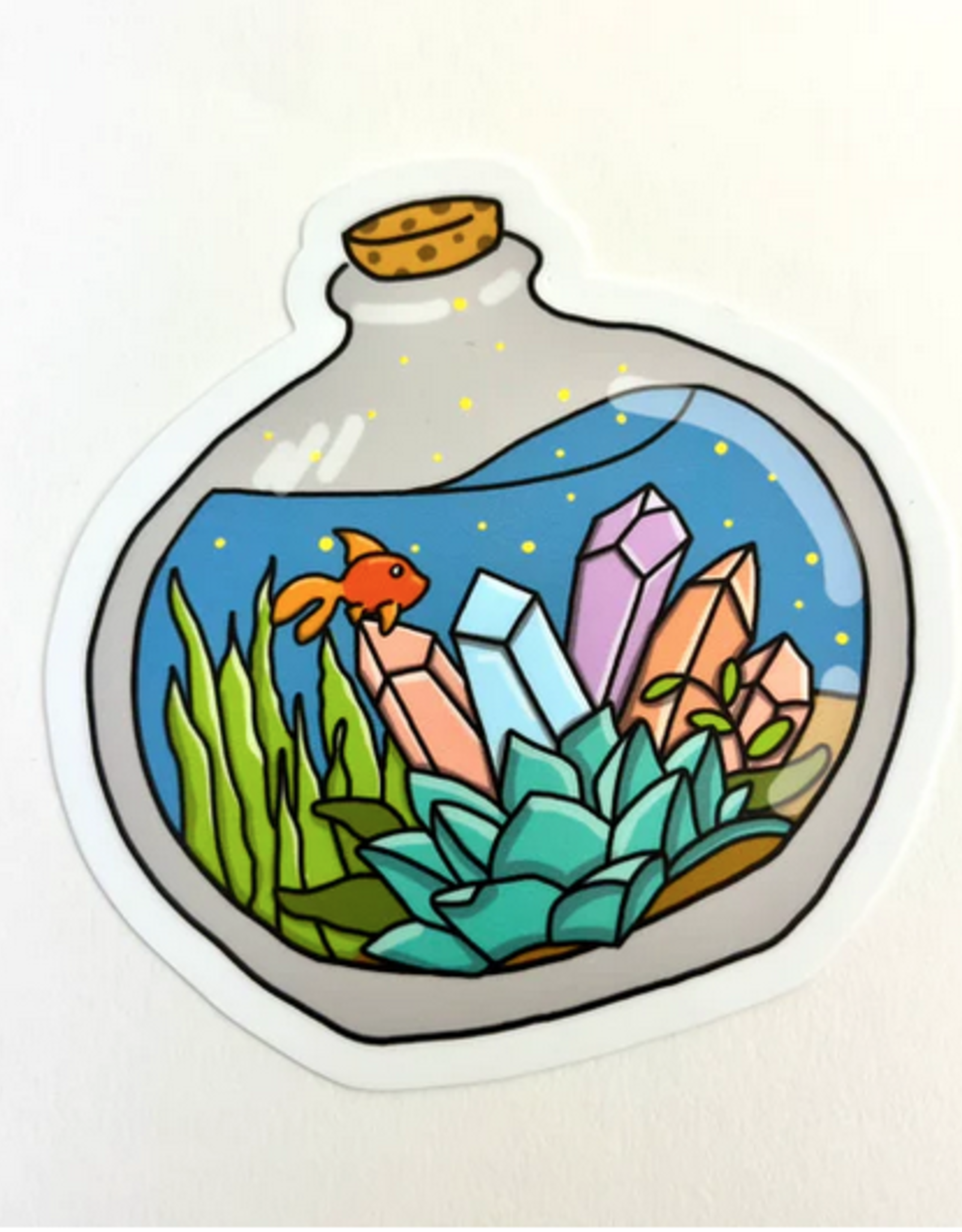 *Crystal Aquarium | Vinyl Sticker