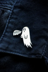 Boobs: Funny Ghost Goth Fashion Halloween Enamel Pin Boobs: Funny Ghost Goth Fashion Halloween Enamel Pin