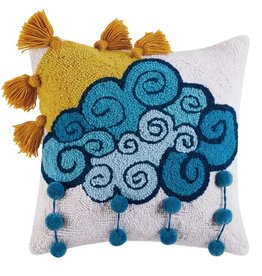 *Icarus W/Pom Poms & Tassels Hook Pillow