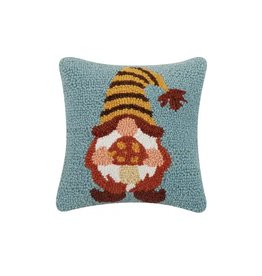 Gnome Mushroom With Striped Hat M/3 Hook Pillow Pillow