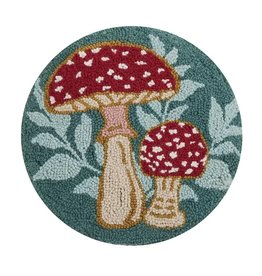 Peking Handicraft Mushrooms Round Hook Pillow